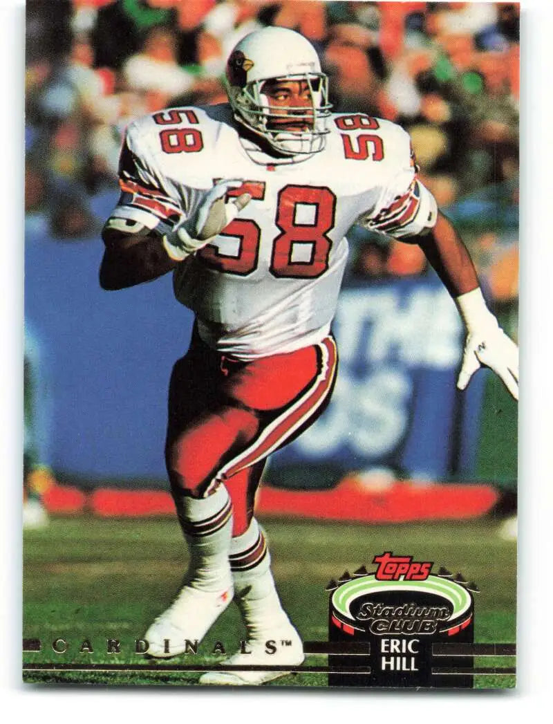 1992 Topps Stadium Club #406 Eric Hill EX Excellent Phoenix Cardinals Football Card - Football Card Single