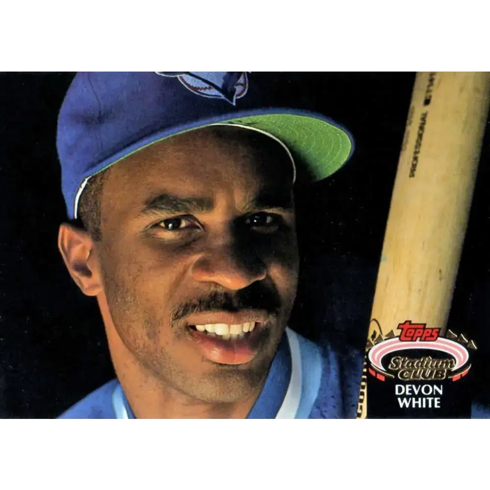 1992 Topps Stadium Club #41 Devon White NM-MT Toronto Blue Jays Baseball Card - Baseball Card Single