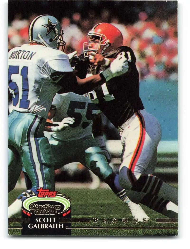 1992 Topps Stadium Club #426 Scott Galbraith EX Excellent RC Rookie Cleveland Browns Football Card - Football Card