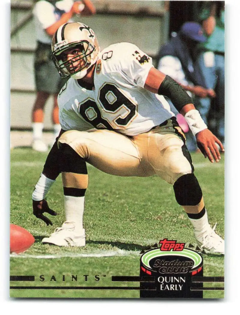 1992 Topps Stadium Club #444 Quinn Early EX Excellent New Orleans Saints Football Card - Football Card Single