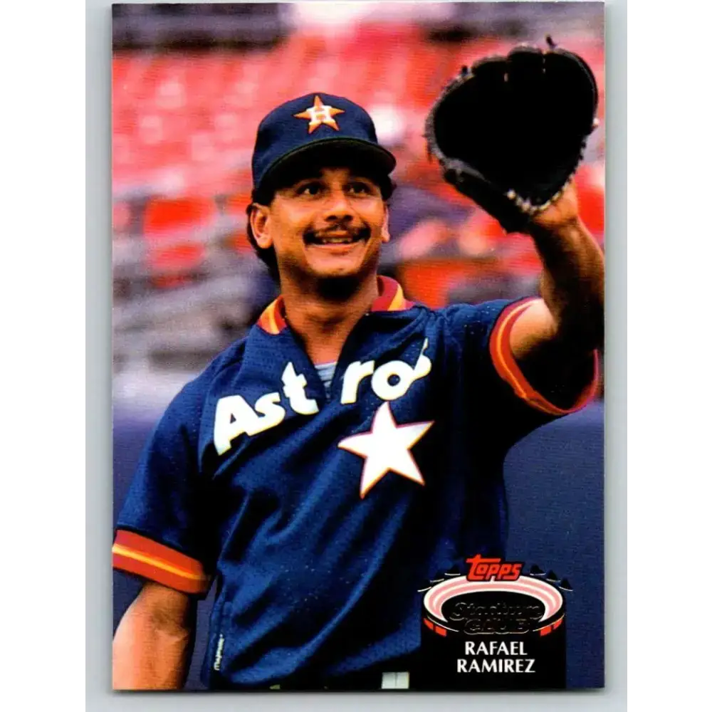 1992 Topps Stadium Club #451 Rafael Ramirez NM-MT Houston Astros Baseball Card - Baseball Card Single