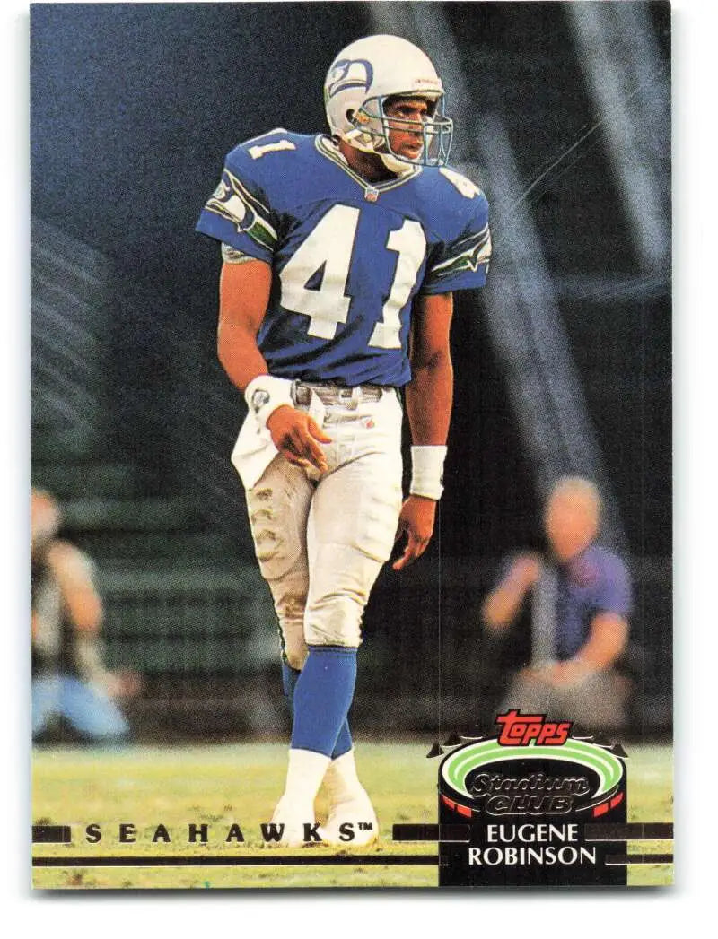 1992 Topps Stadium Club #46 Eugene Robinson EX Excellent Seattle Seahawks Football Card - Football Card Single
