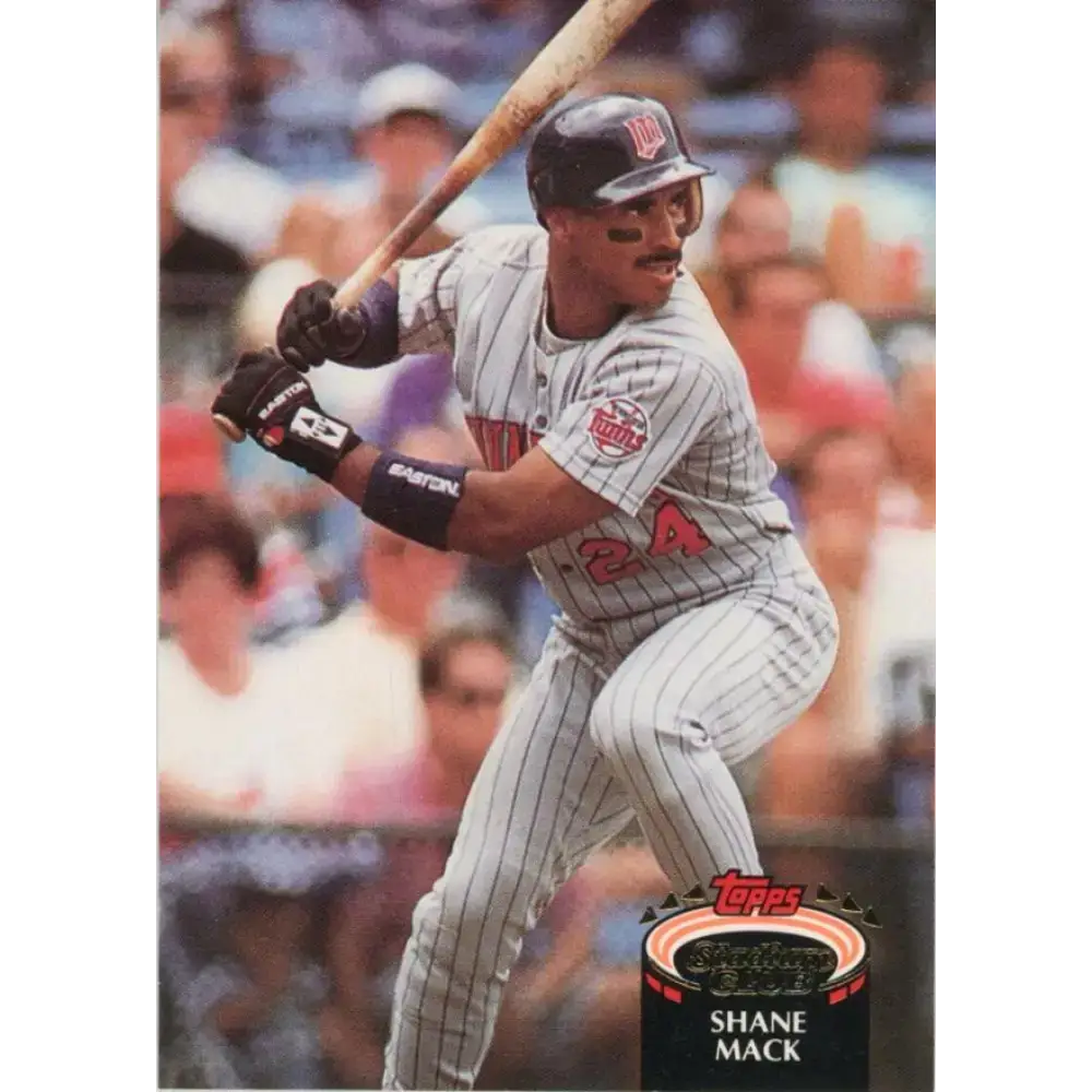 1992 Topps Stadium Club #47 Shane Mack NM-MT Minnesota Twins Baseball Card - Baseball Card Single
