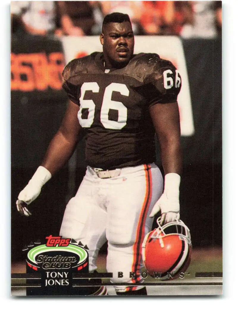 1992 Topps Stadium Club #479 Tony Jones EX Excellent Cleveland Browns Football Card - Football Card Single