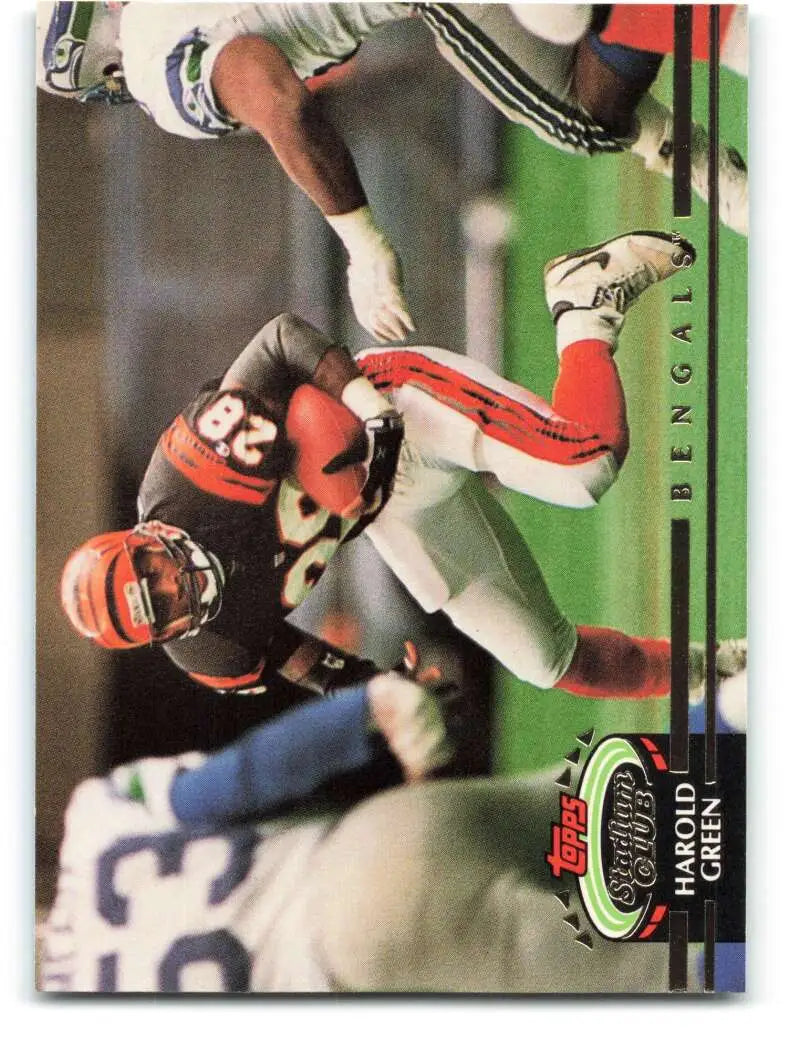 1992 Topps Stadium Club #490 Harold Green EX Excellent Cincinnati Bengals Football Card - Football Card Single