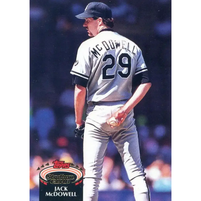 1992 Topps Stadium Club #52 Jack McDowell NM-MT Chicago White Sox Baseball Card - Baseball Card Single