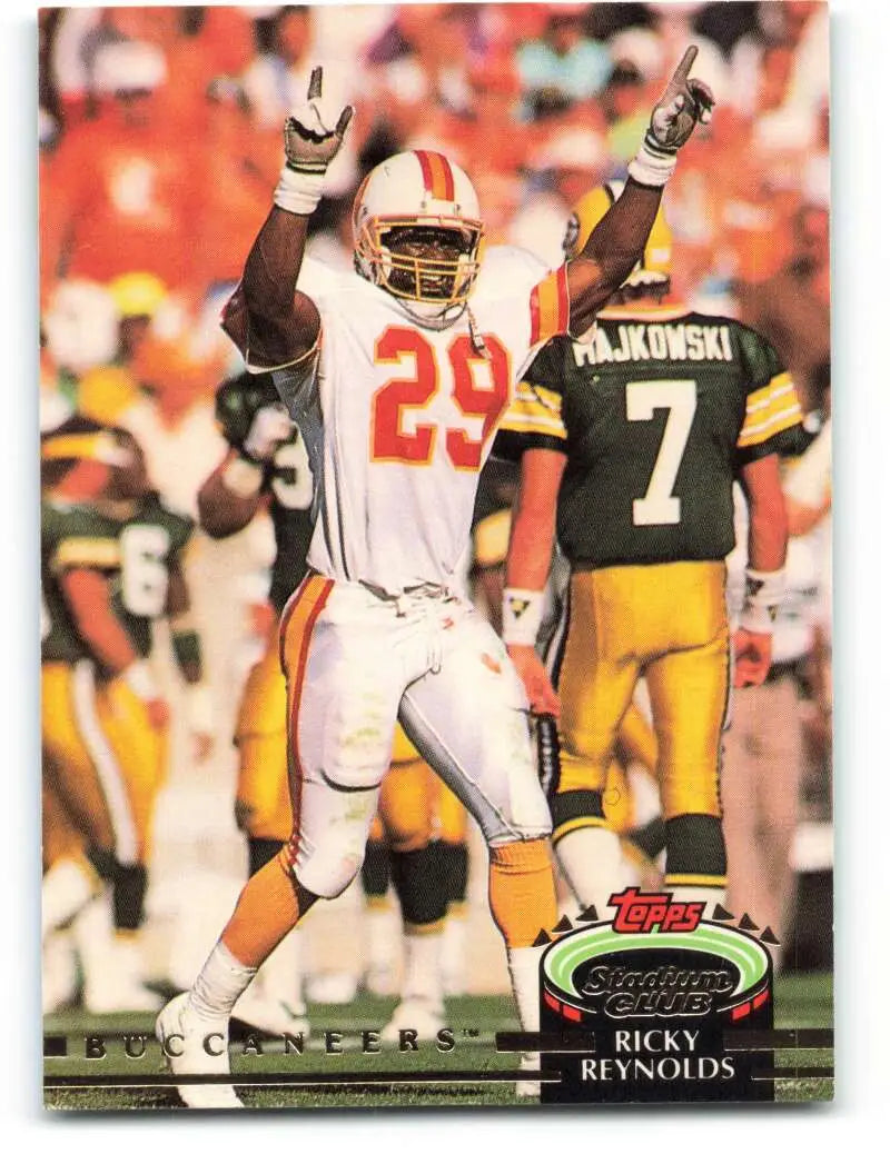 1992 Topps Stadium Club #522 Ricky Reynolds EX Excellent Tampa Bay Buccaneers Football Card - Football Card Single