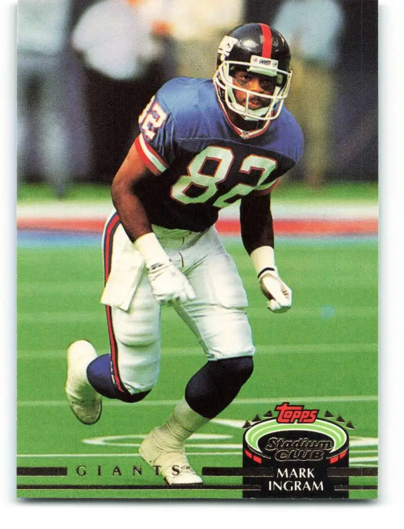 1992 Topps Stadium Club #532 Mark Ingram Sr. EX Excellent New York Giants Football Card - Football Card Single