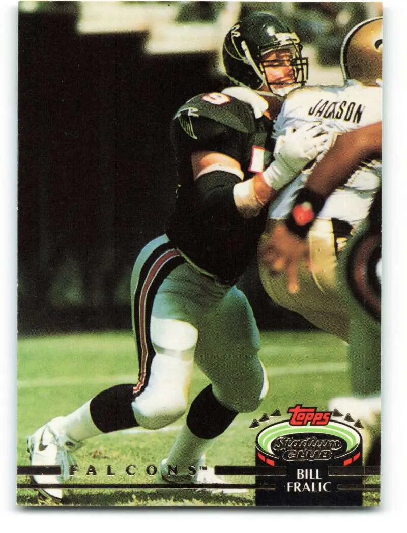 1992 Topps Stadium Club #534 Bill Fralic EX Excellent Atlanta Falcons Football Card - Football Card Single