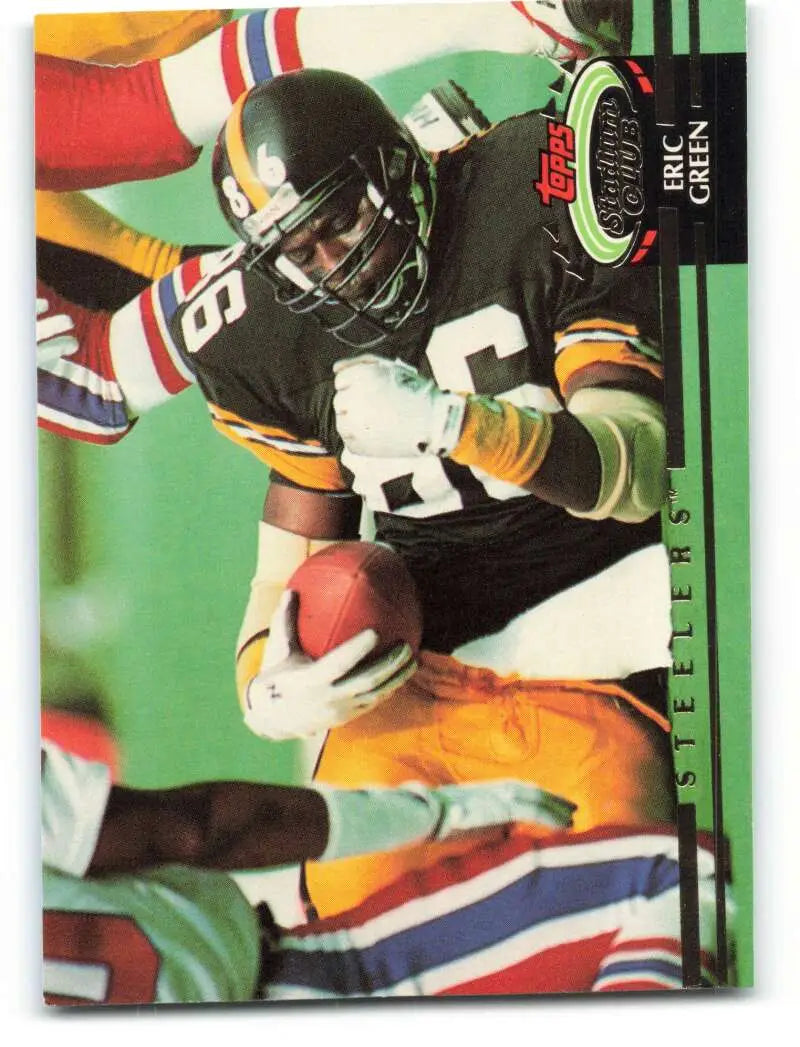 1992 Topps Stadium Club #546 Eric Green EX Excellent Pittsburgh Steelers Football Card - Football Card Single