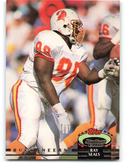 1992 Topps Stadium Club #570 Ray Seals EX Excellent RC Rookie Tampa Bay Buccaneers Football Card - Football Card Single
