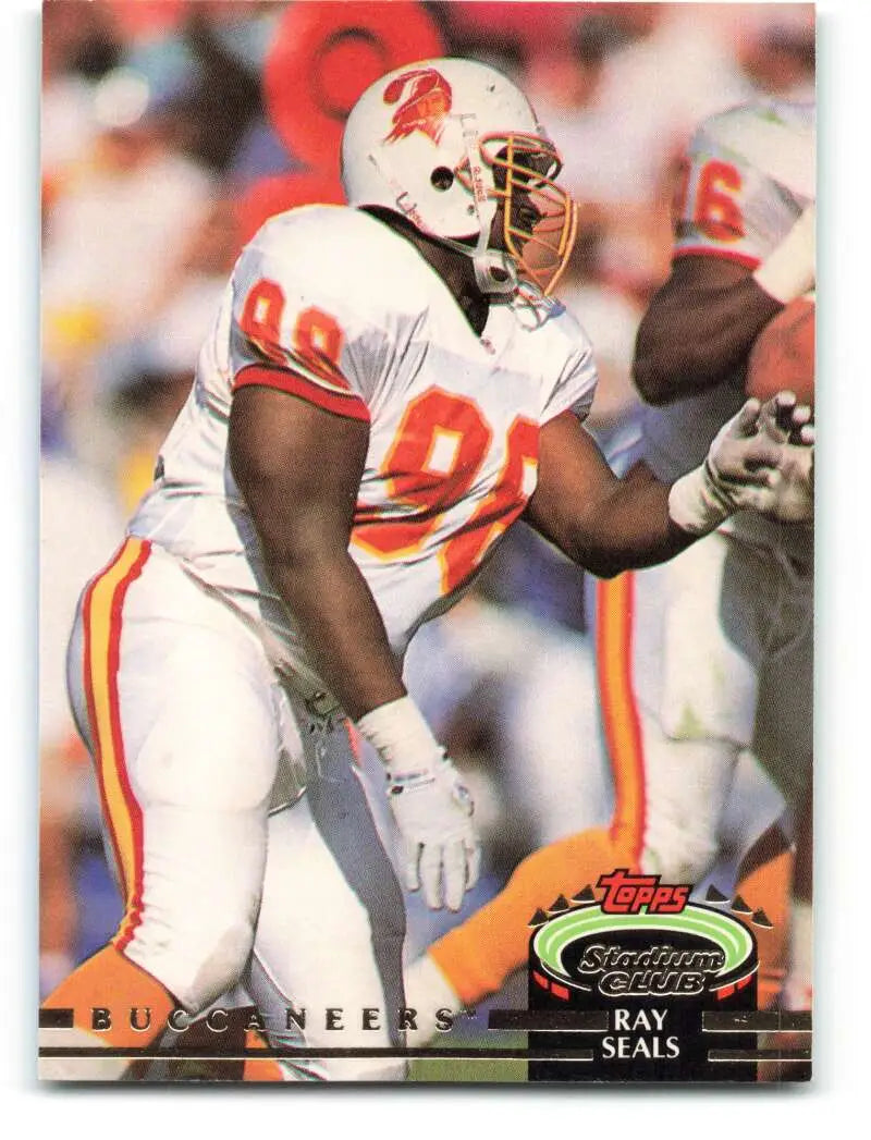 1992 Topps Stadium Club #570 Ray Seals EX Excellent RC Rookie Tampa Bay Buccaneers Football Card - Football Card Single