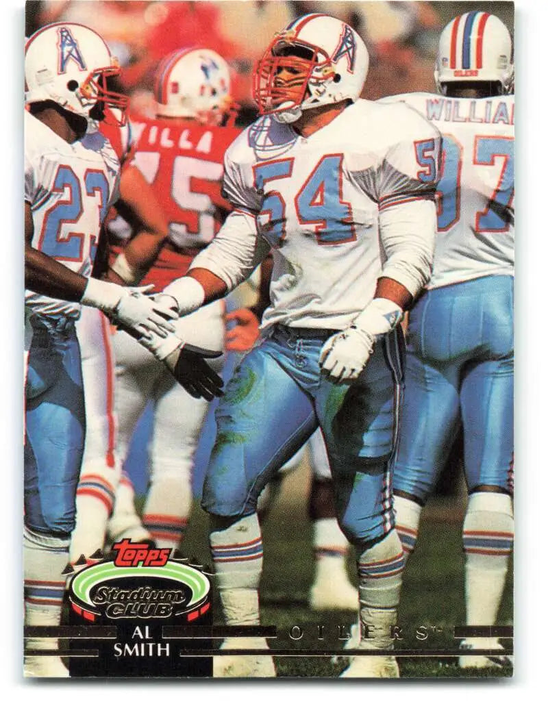 1992 Topps Stadium Club #581 Al Smith EX Excellent Houston Oilers Football Card - Football Card Single