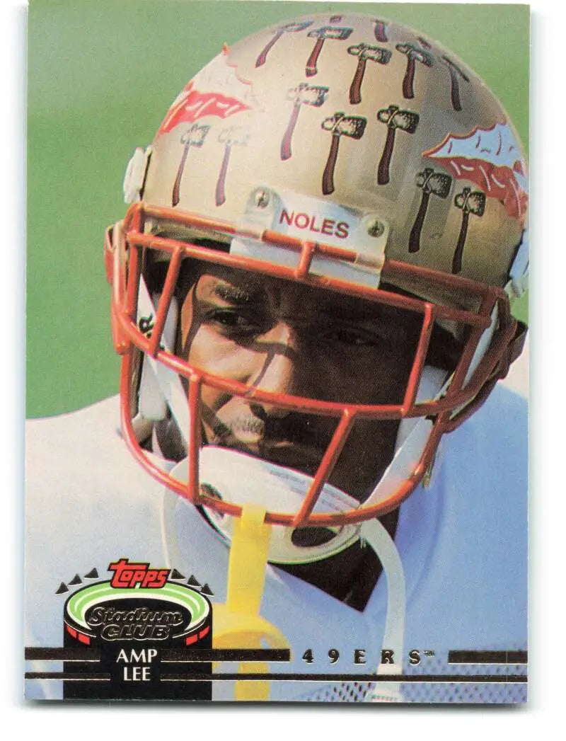 1992 Topps Stadium Club #583 Amp Lee EX Excellent RC Rookie San Francisco 49ers Football Card - Football Card Single