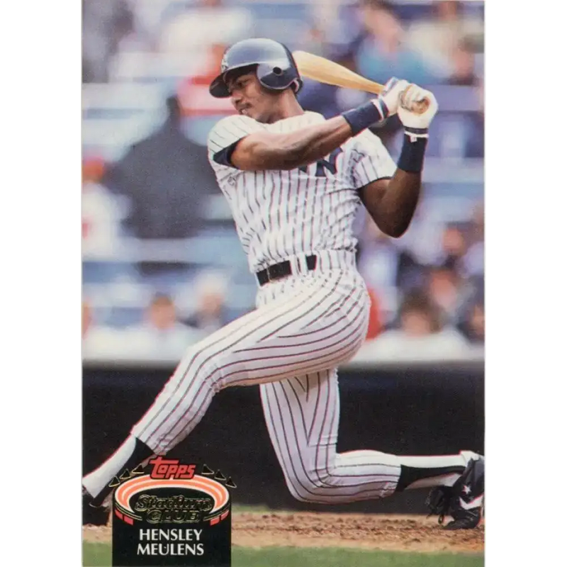 1992 Topps Stadium Club #64 Hensley Meulens NM-MT New York Yankees Baseball Card - Baseball Card Single
