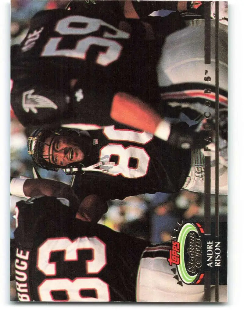 1992 Topps Stadium Club #65 Andre Rison EX Excellent Atlanta Falcons Football Card - Football Card Single