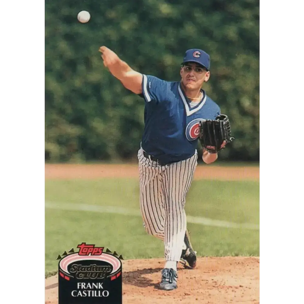 1992 Topps Stadium Club #65 Frank Castillo NM-MT Chicago Cubs Baseball Card - Baseball Card Single