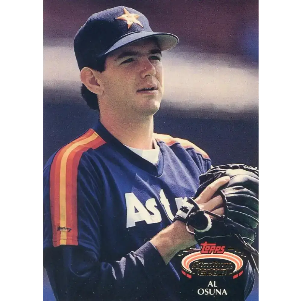 1992 Topps Stadium Club #68 Al Osuna NM-MT Houston Astros Baseball Card - Baseball Card Single