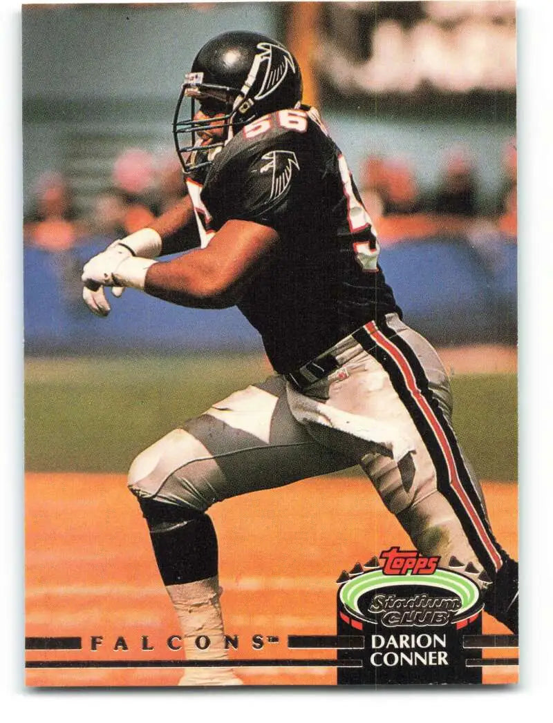 1992 Topps Stadium Club #7 Darion Conner EX Excellent Atlanta Falcons Football Card - Football Card Single
