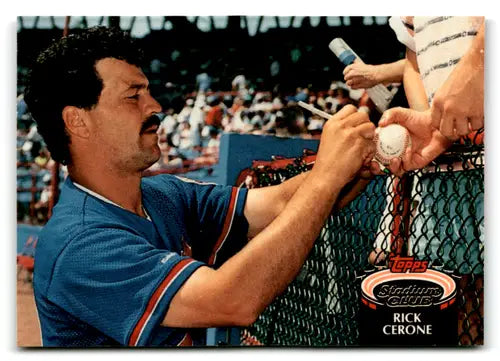 1992 Topps Stadium Club #705 Rick Cerone NM-MT Mets ID:76039 - Baseball Card Single