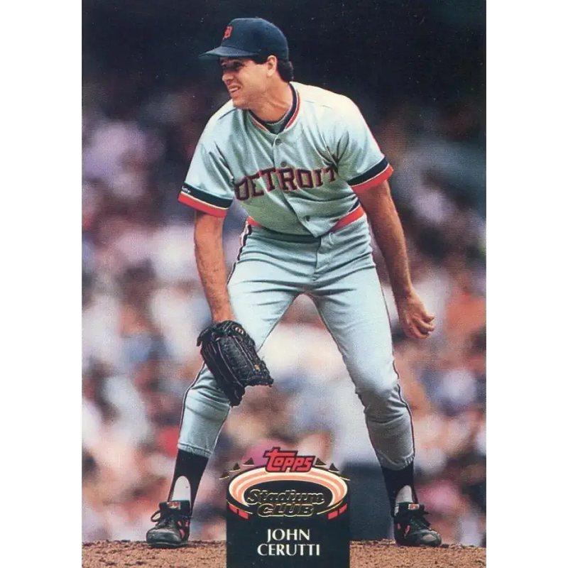 1992 Topps Stadium Club #71 John Cerutti NM-MT Detroit Tigers Baseball Card - Baseball Card Single