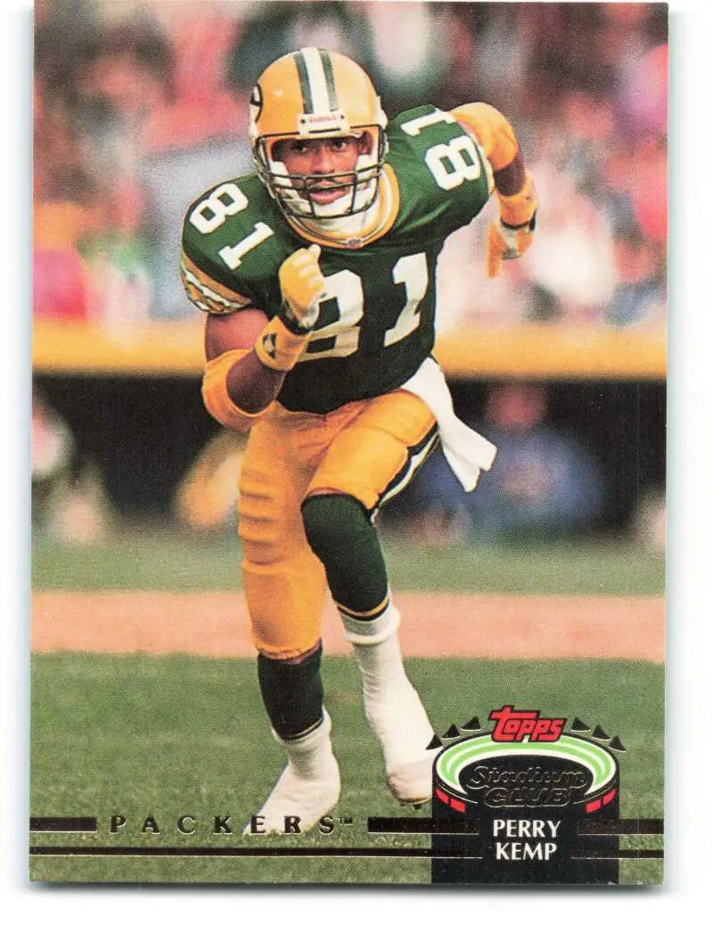 1992 Topps Stadium Club #73 Perry Kemp EX Excellent Green Bay Packers Football Card - Football Card Single