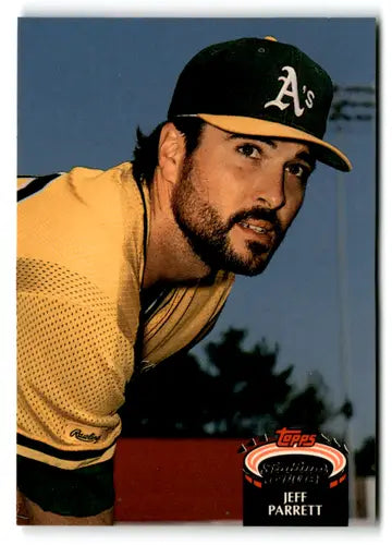1992 Topps Stadium Club #834 Jeff Parrett NM-MT Athletics UER ID:76046 - Baseball Card Single