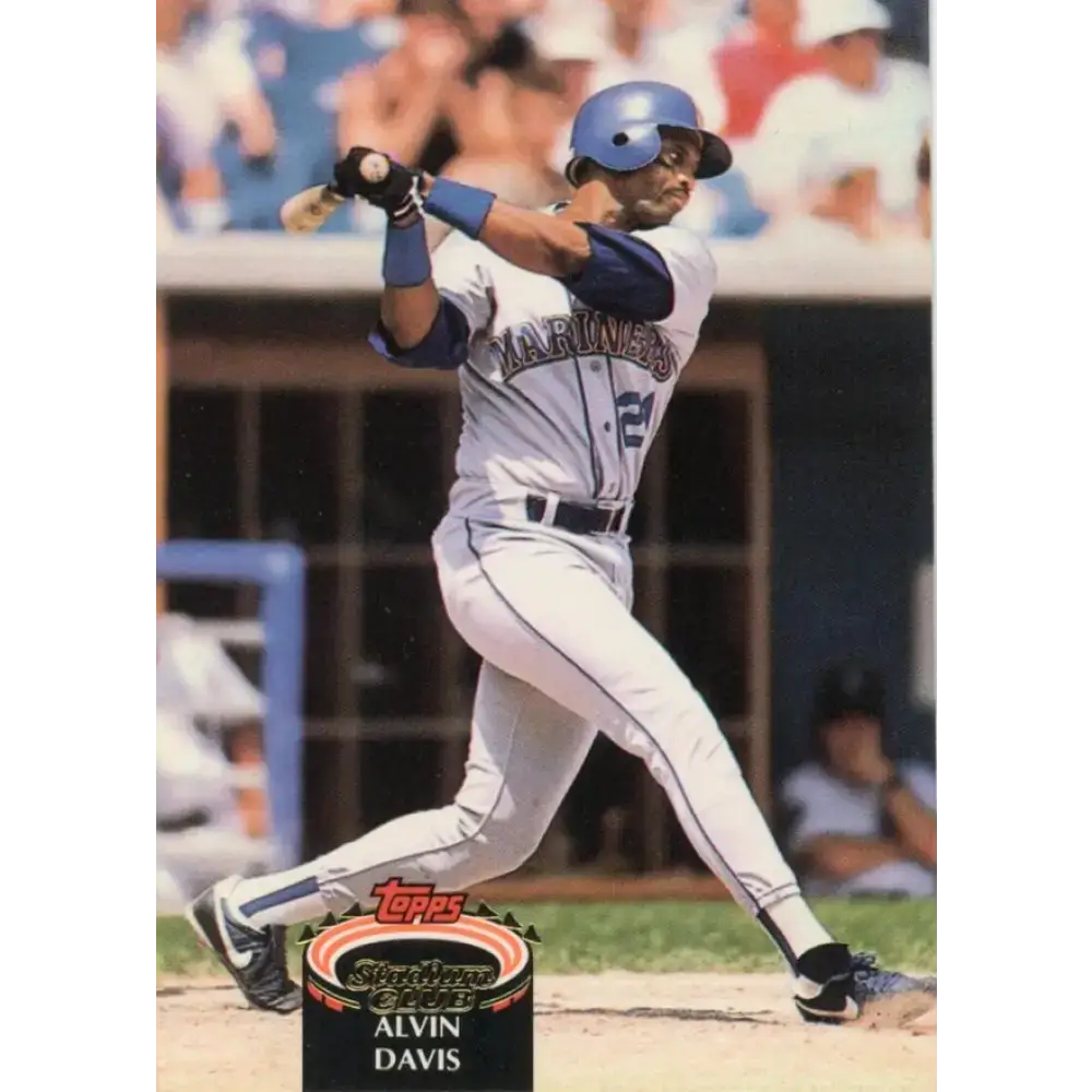 1992 Topps Stadium Club #90 Alvin Davis NM-MT Seattle Mariners Baseball Card - Baseball Card Single