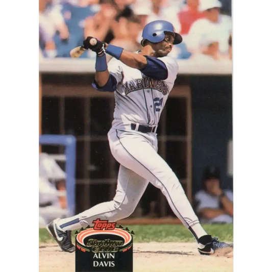 1992 Topps Stadium Club #90 Alvin Davis NM-MT Seattle Mariners Baseball Card - Baseball Card Single