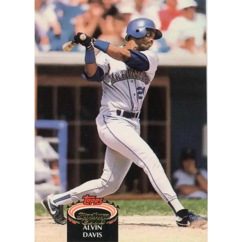 1992 Topps Stadium Club #90 Alvin Davis NM-MT Seattle Mariners Baseball Card - Baseball Card Single