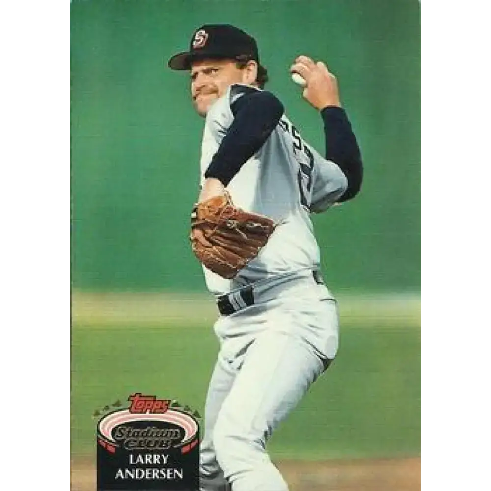 1992 Topps Stadium Club #91 Larry Andersen NM-MT San Diego Padres Baseball Card - Baseball Card Single