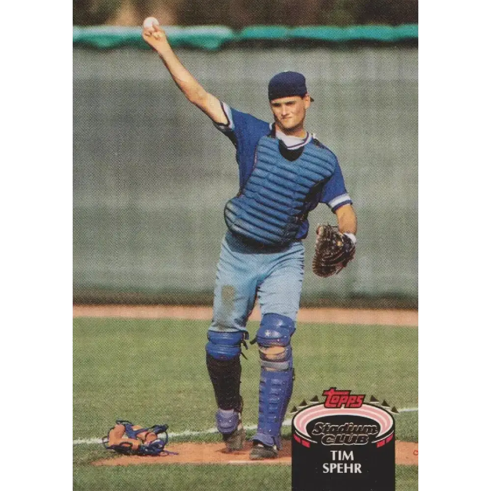 1992 Topps Stadium Club #96 Tim Spehr NM-MT Kansas City Royals Baseball Card - Baseball Card Single