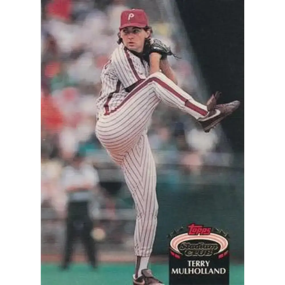 1992 Topps Stadium Club #98 Terry Mulholland NM-MT Philadelphia Phillies Baseball Card - Baseball Card Single