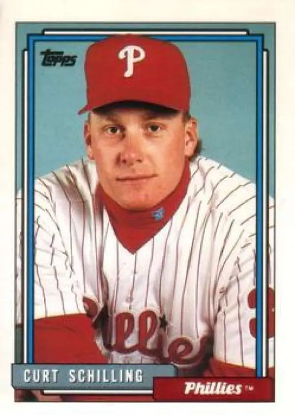 1992 Topps Traded #100T Curt Schilling NM-MT Philadelphia Phillies Baseball Card - Baseball Card Single