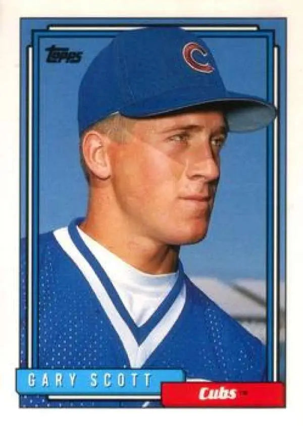 1992 Topps Traded #102T Gary Scott NM-MT Chicago Cubs Baseball Card - Baseball Card Single