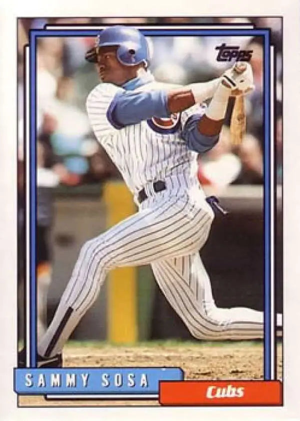 1992 Topps Traded #109T Sammy Sosa NM-MT Chicago Cubs Baseball Card - Baseball Card Single