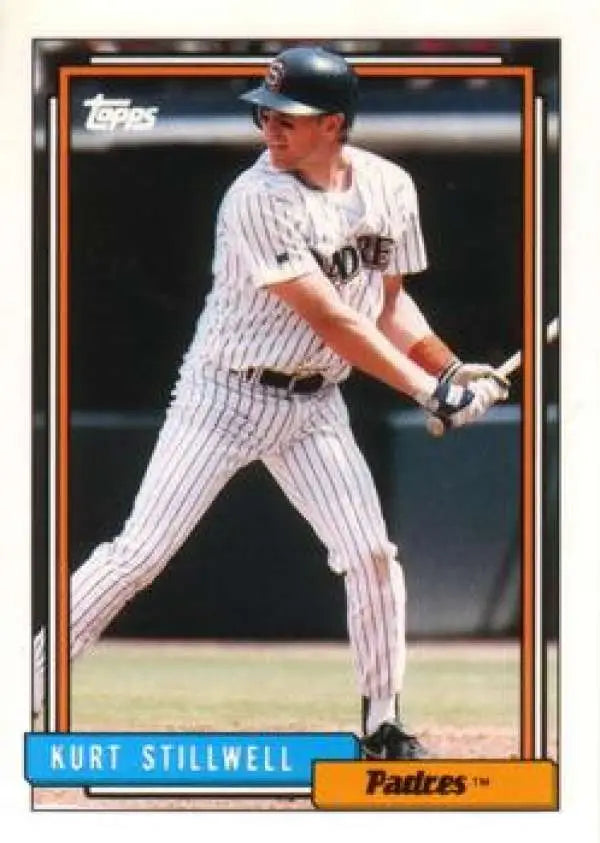 1992 Topps Traded #112T Kurt Stillwell NM-MT San Diego Padres Baseball Card - Baseball Card Single