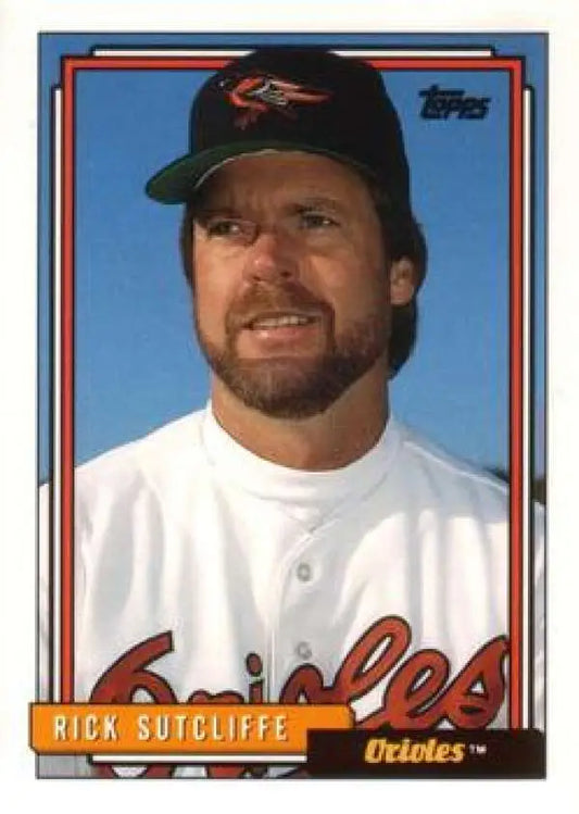 1992 Topps Traded #113T Rick Sutcliffe NM-MT Baltimore Orioles Baseball Card - Baseball Card Single