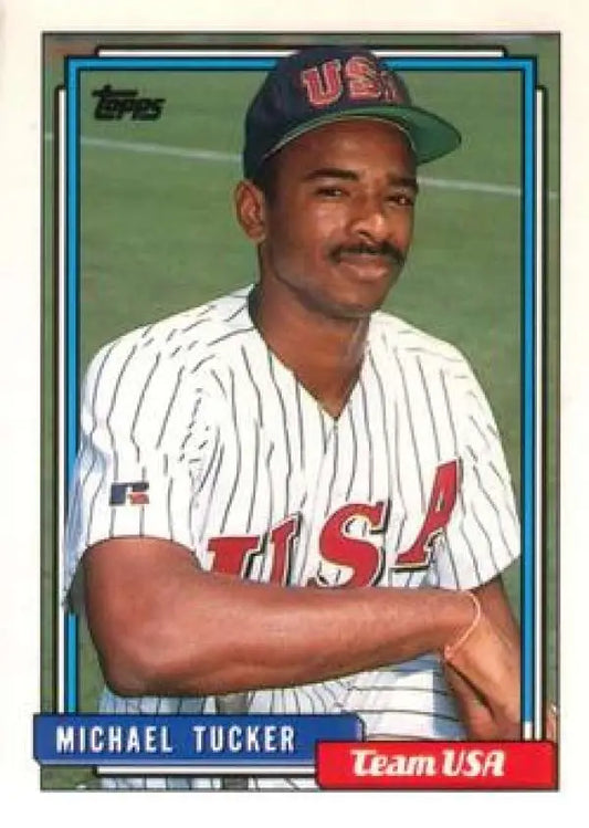 1992 Topps Traded #119T Michael Tucker NM-MT RC Rookie USA Baseball Card - Baseball Card Single