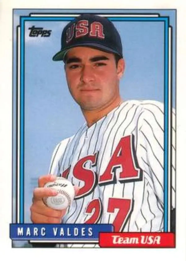 1992 Topps Traded #121T Marc Valdes NM-MT RC Rookie USA Baseball Card - Baseball Card Single