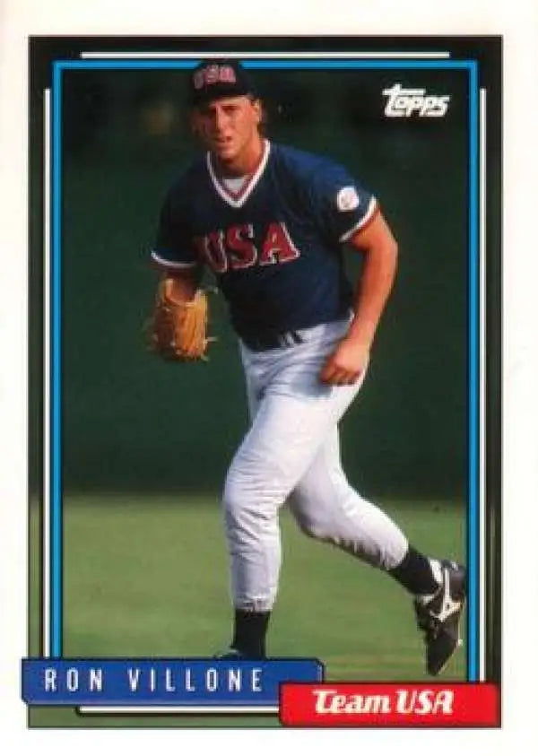 1992 Topps Traded #124T Ron Villone NM-MT RC Rookie USA Baseball Card - Baseball Card Single