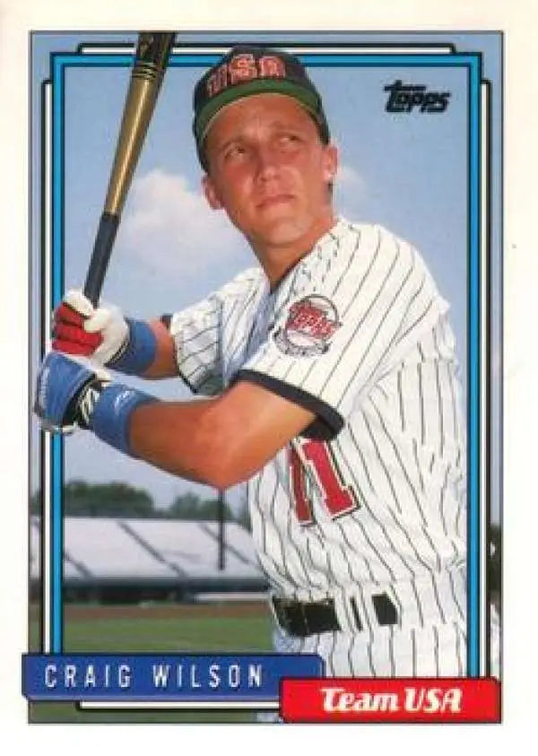 1992 Topps Traded #128T Craig Wilson NM-MT USA Baseball Card - Baseball Card Single