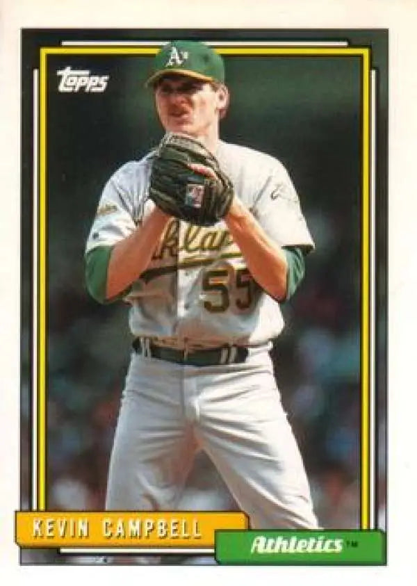 1992 Topps Traded #19T Kevin Campbell NM-MT RC Rookie Oakland Athletics Baseball Card - Baseball Card Single