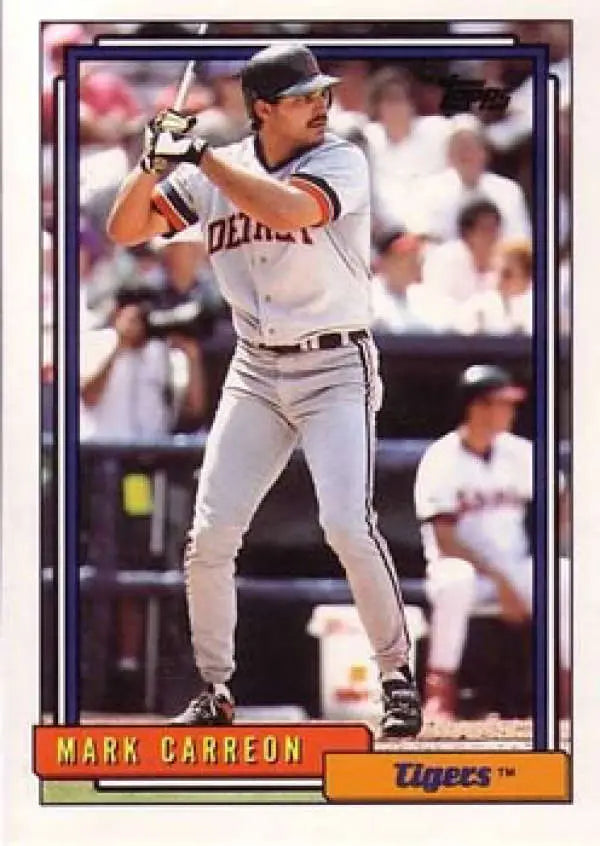 1992 Topps Traded #21T Mark Carreon NM-MT Detroit Tigers Baseball Card - Baseball Card Single