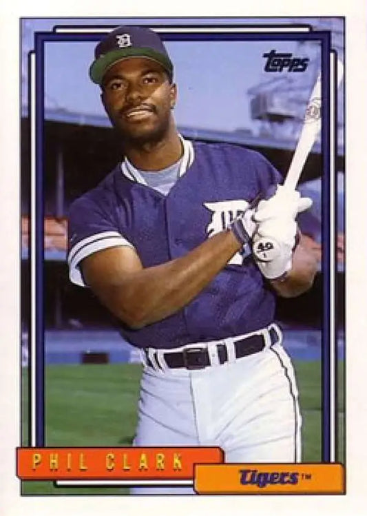 1992 Topps Traded #24T Phil Clark NM-MT Detroit Tigers Baseball Card - Baseball Card Single