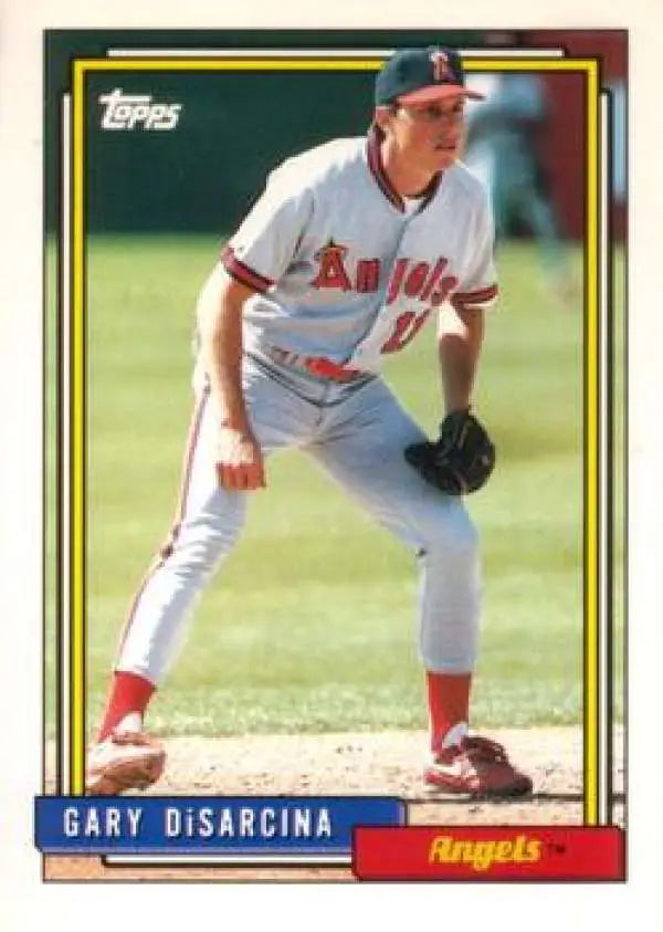1992 Topps Traded #28T Gary DiSarcina NM-MT California Angels Baseball Card - Baseball Card Single