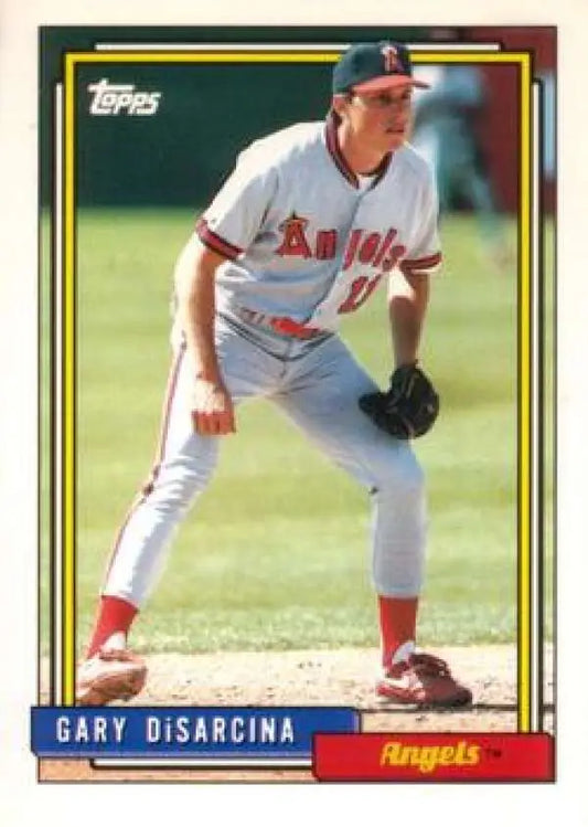 1992 Topps Traded #28T Gary DiSarcina NM-MT California Angels Baseball Card - Baseball Card Single