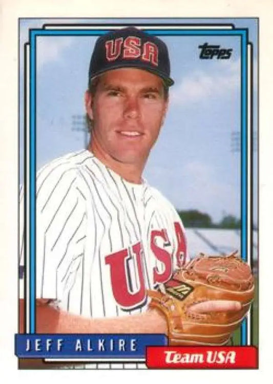 1992 Topps Traded #2T Jeff Alkire NM-MT RC Rookie USA Baseball Card - Baseball Card Single