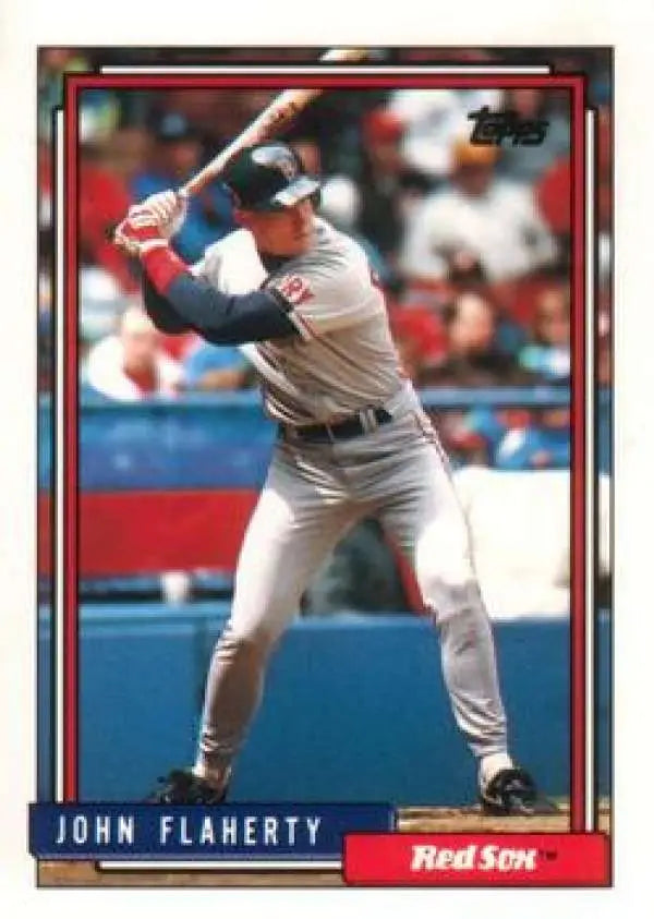1992 Topps Traded #32T John Flaherty NM-MT RC Rookie Boston Red Sox Baseball Card - Baseball Card Single