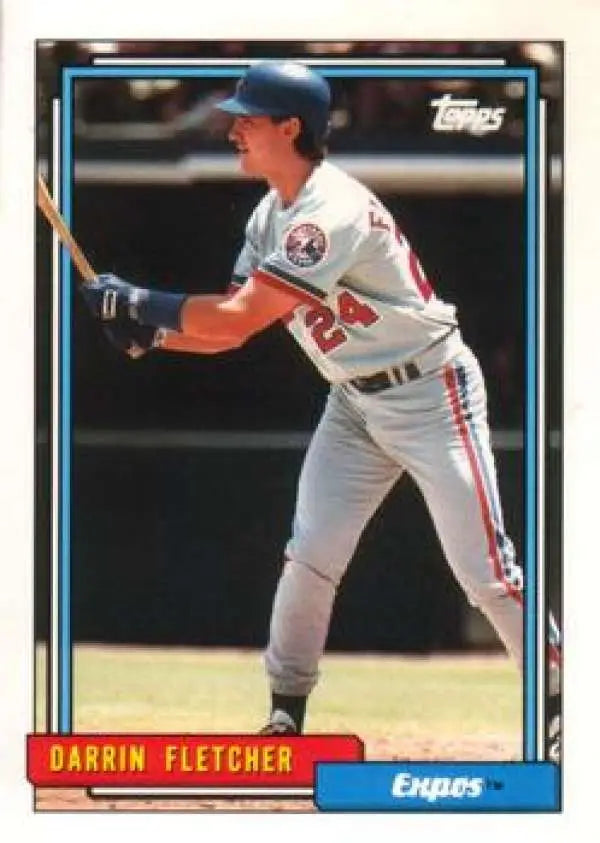 1992 Topps Traded #33T Darrin Fletcher NM-MT Montreal Expos Baseball Card - Baseball Card Single